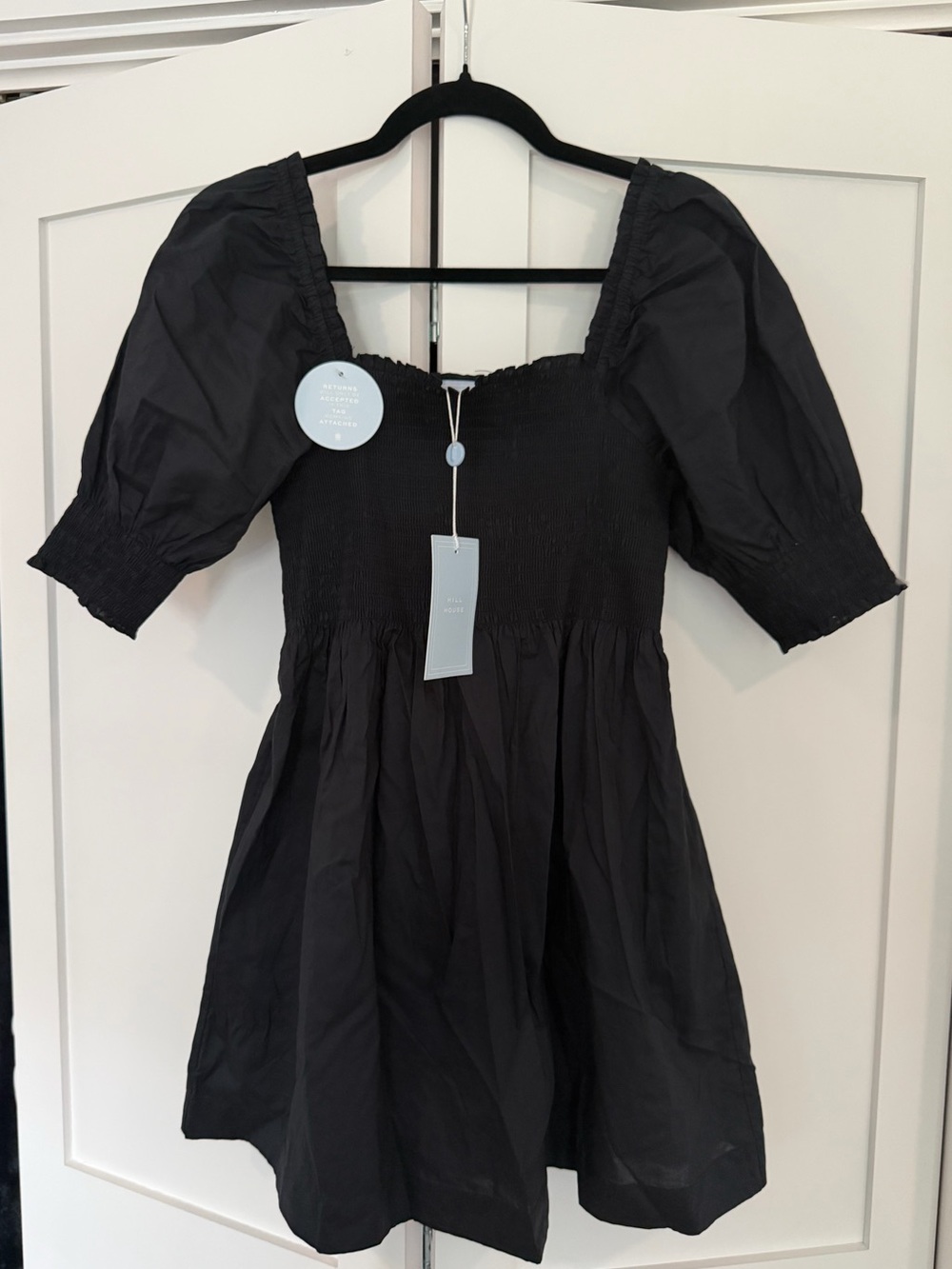 NWT Hill House Athena Nap dress black small
